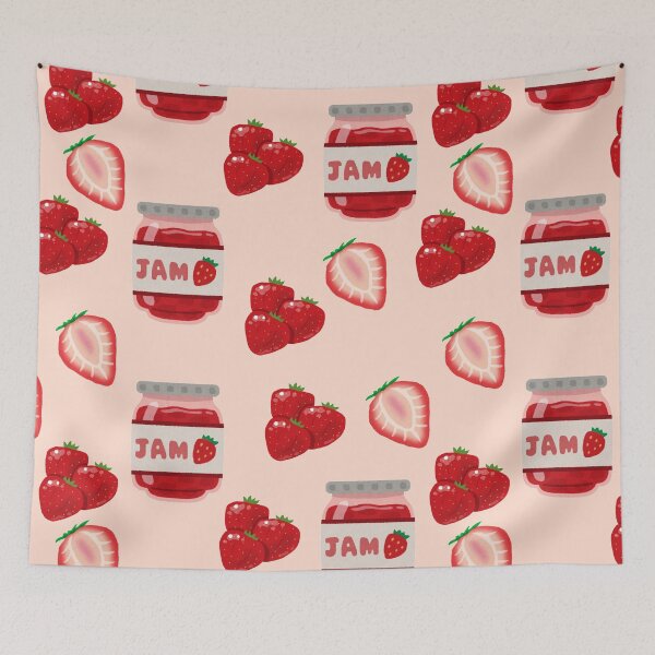 Item preview, Strawberry Jam Pattern  designed and sold by Peachy-Draws.