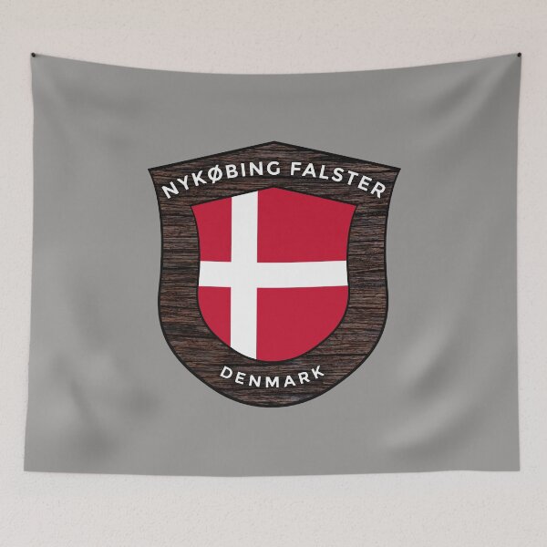 Item preview, Nykøbing Falster Denmark Emblem Flag designed and sold by World Designs.