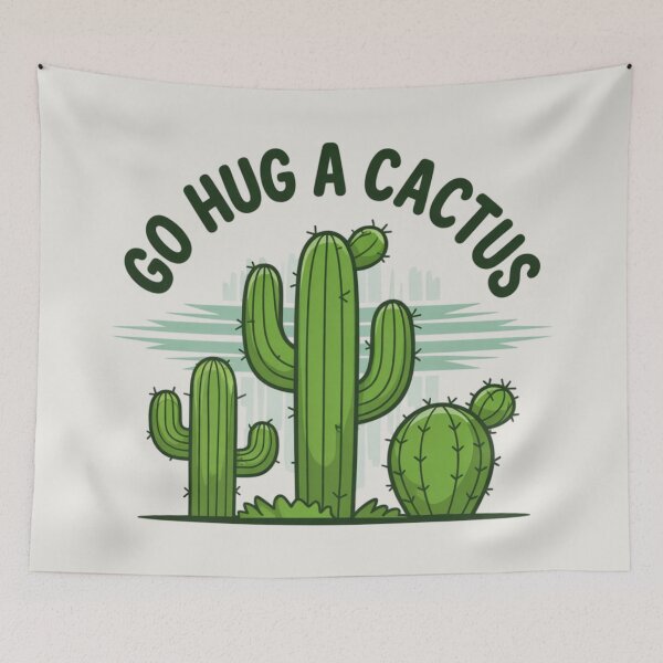Item preview, Go Hug a Cactus designed and sold by 123ks.