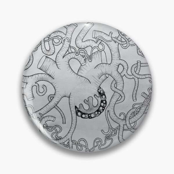 Item preview, Vascular Tangle - surreal Tentacle -Inspired Ink Drawing  designed and sold by GTeoArt.