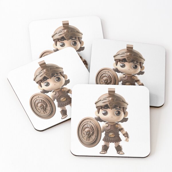 Item preview, Perseus the Mythical Hero – Cute Greek Warrior in Chibi Style designed and sold by GoldenChiArt.