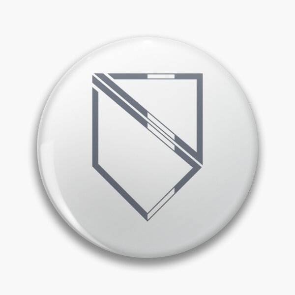 Item preview, Geometric Shield Emblem - Cool Gray designed and sold by FexianWorks.