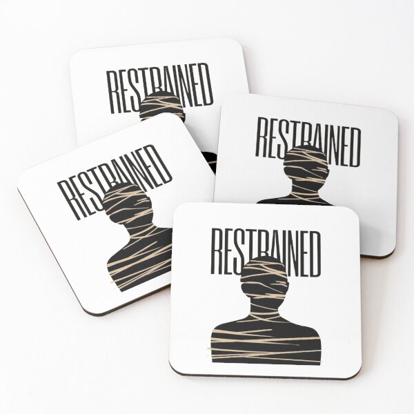 Item preview, Restrained - Symbolic Silhouette of Constraint & Mental Struggle designed and sold by Colorful-Garden.