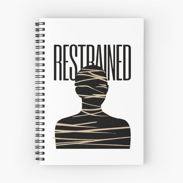 Item preview, Restrained - Symbolic Silhouette of Constraint & Mental Struggle designed and sold by Colorful-Garden.