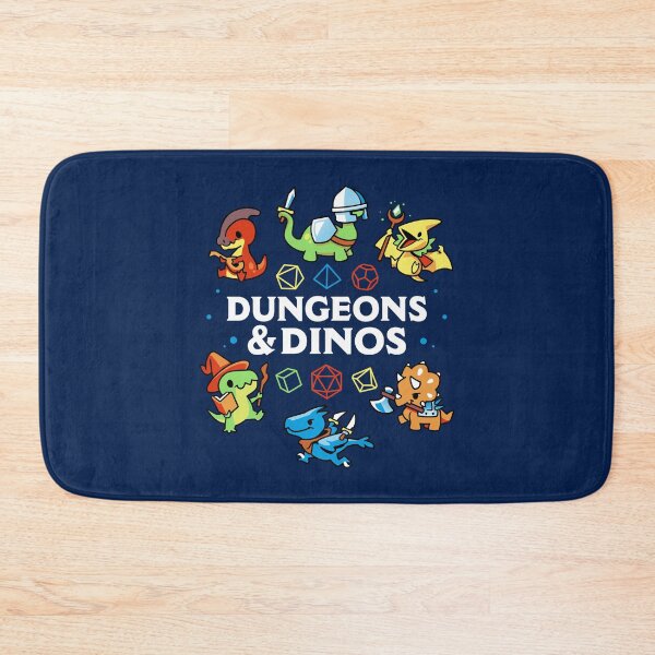 Item preview, Dungeons And Dinos - Cute Dinosaurs and Dice designed and sold by Snouleaf.