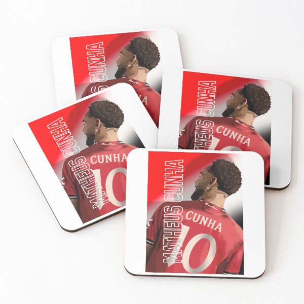 Item preview, Matheus Cunha – Manchester United’s New Attacker | Artwork by GrizzlyGFX designed and sold by GrizzlyCollective.