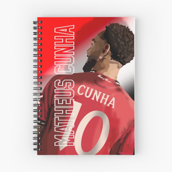 Item preview, Matheus Cunha – Manchester United’s New Attacker | Artwork by GrizzlyGFX designed and sold by GrizzlyCollective.