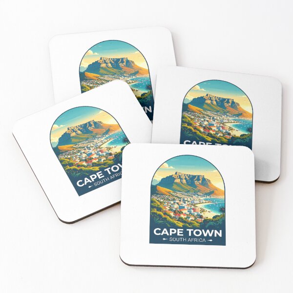 Artikelvorschau, Kapstadt, Südafrika Sticker entworfen und verkauft von TulipaGraphics.