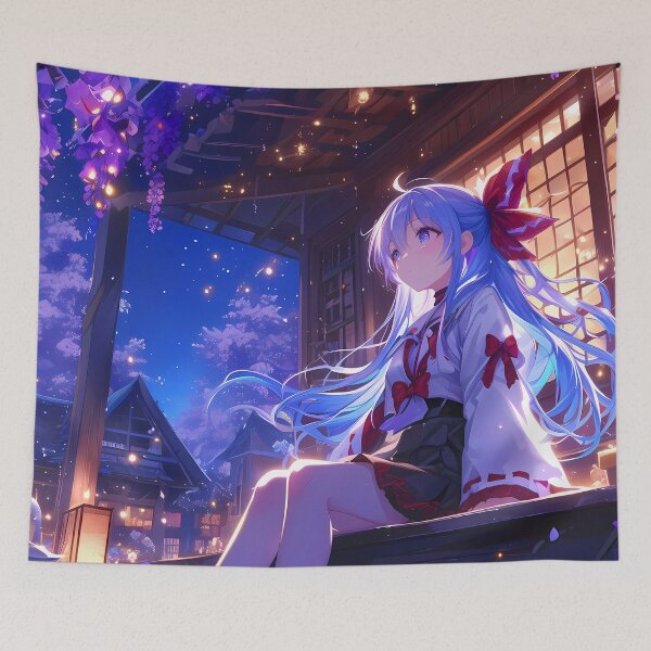 Item preview, Yoshino Himekawa Yukata Blue Hair Date A Live designed and sold by earlobejerk.