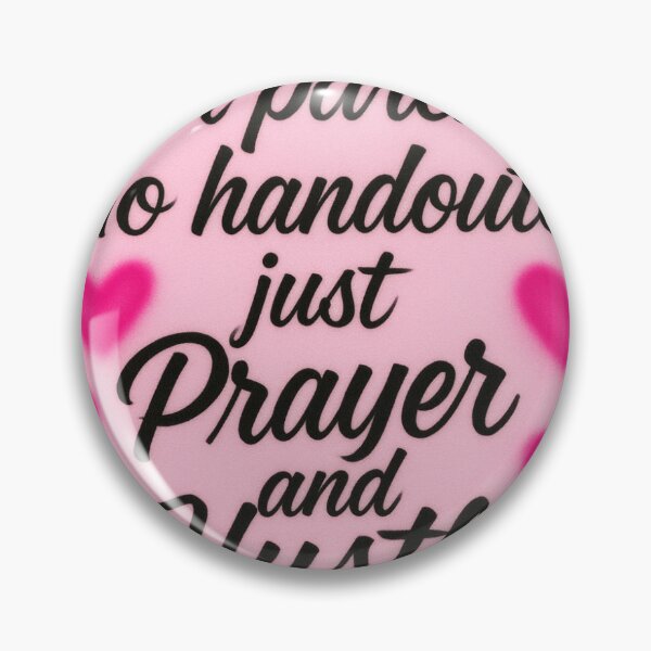 Item preview, Prayer and Hustle  designed and sold by Dollzinthehood.
