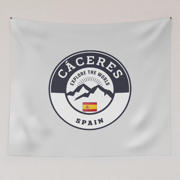 Item preview, Cáceres Spain Black and White Crest designed and sold by World Designs.