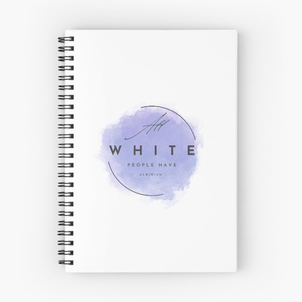 Item preview, All White People Have Albinism: Elegant Lavender Awareness Logo designed and sold by larissa-myrie.