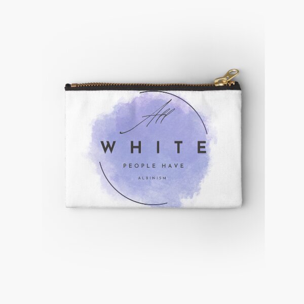 Item preview, All White People Have Albinism: Elegant Lavender Awareness Logo designed and sold by larissa-myrie.