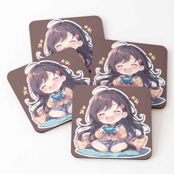 Item preview, Hikigaya Komachi Oregairu Anime Dark Hair Controller Chibi Cute designed and sold by earlobejerk.