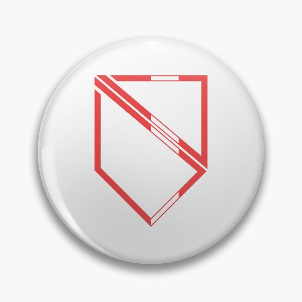 Item preview, Geometric Shield Emblem - Classic Red designed and sold by FexianWorks.