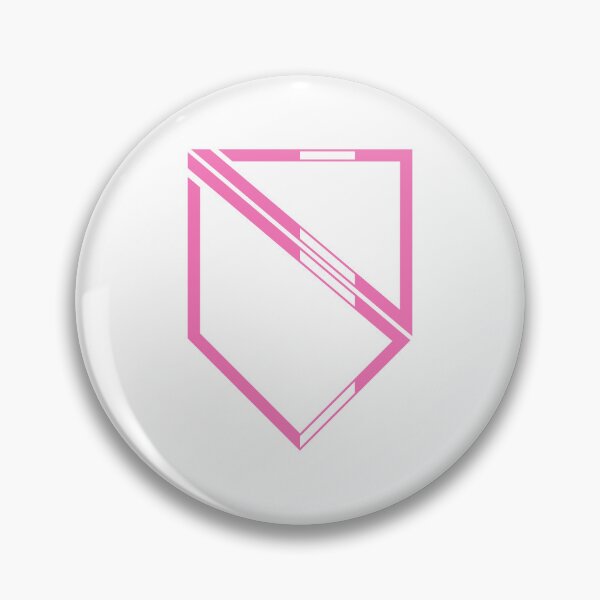 Item preview, Geometric Shield Emblem - Pastel Pink designed and sold by FexianWorks.