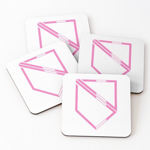 Item preview, Geometric Shield Emblem - Pastel Pink designed and sold by FexianWorks.