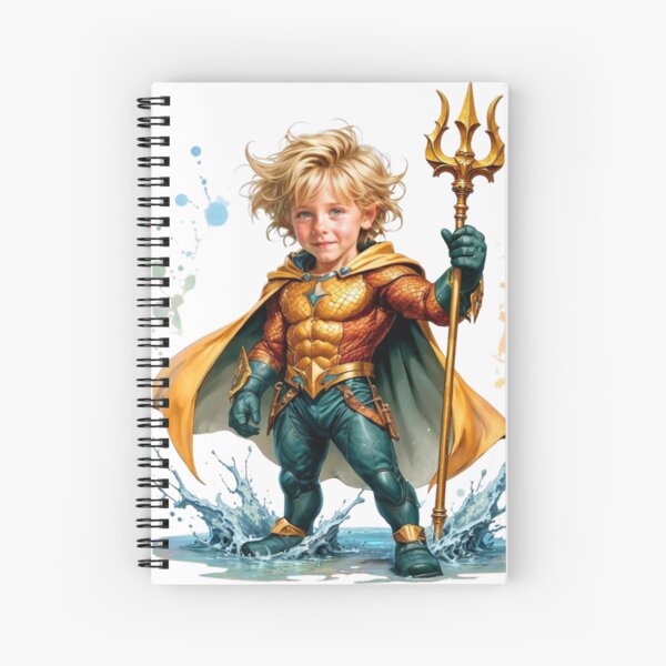 Item preview, Aquaman-Inspired Superhero Kid Customizable Print designed and sold by Platypus Pics.