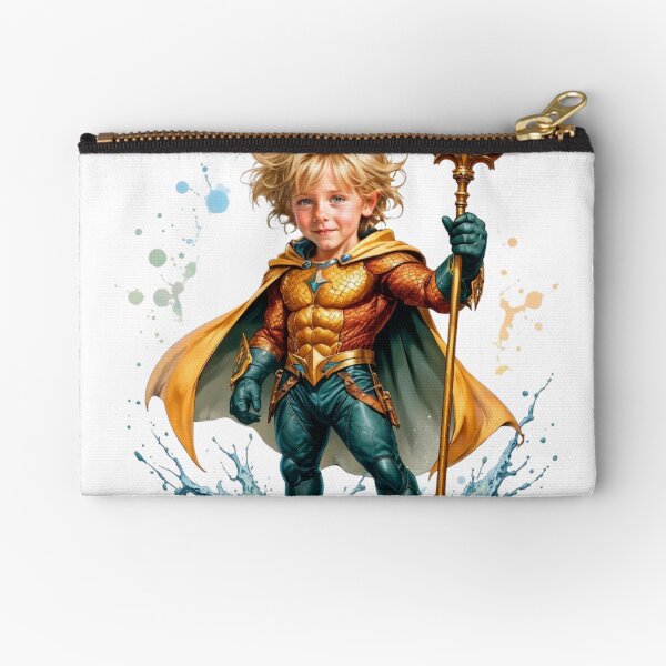 Item preview, Aquaman-Inspired Superhero Kid Customizable Print designed and sold by Platypus Pics.