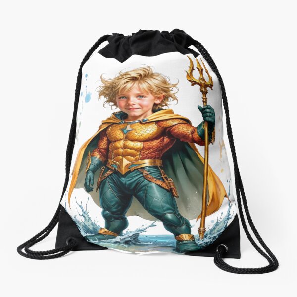 Item preview, Aquaman-Inspired Superhero Kid Customizable Print designed and sold by Platypus Pics.