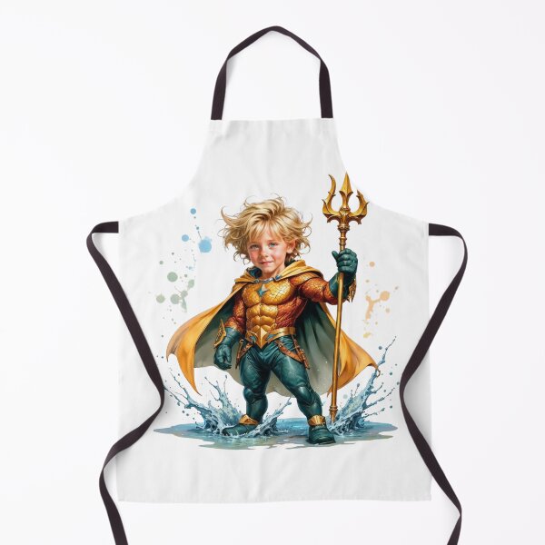 Item preview, Aquaman-Inspired Superhero Kid Customizable Print designed and sold by Platypus Pics.