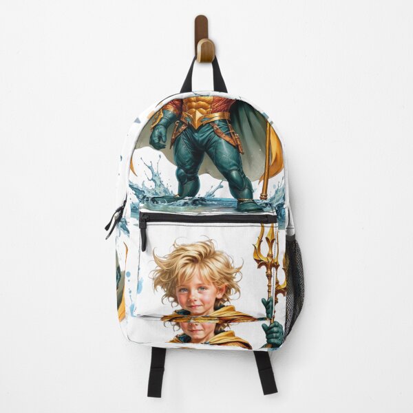 Item preview, Aquaman-Inspired Superhero Kid Customizable Print designed and sold by Platypus Pics.