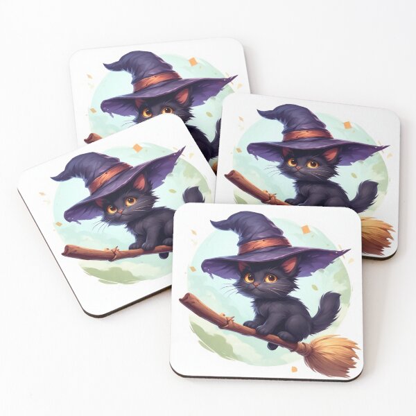Item preview, Spooky Witch Kitten - Halloween 2025 designed and sold by SuperVenus.