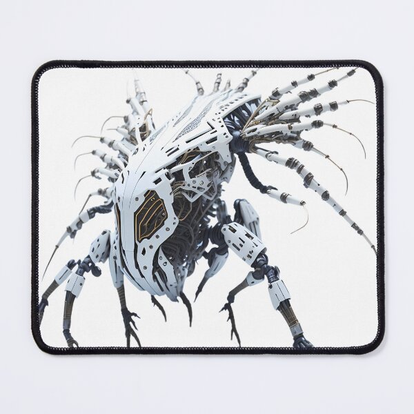 Item preview, SpiderCore – Mech Spider Insect – Cyberpunk Arachnid Art Print designed and sold by Vibranta Studio.