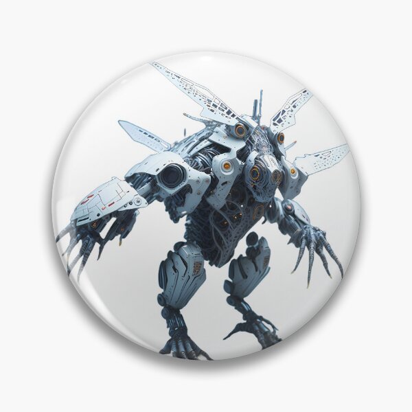 Item preview, HiveRacer – Robotic Wasp Design – Mecha Bee Insect Sticker designed and sold by Vibranta Studio.