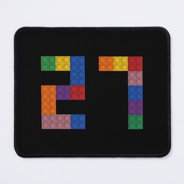 Item preview, 27 numbering made of bricks designed and sold by Brickification.