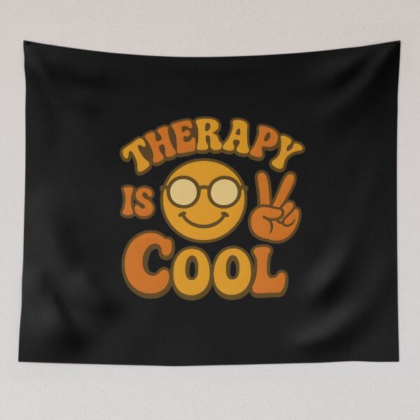 Item preview, mental health therapist Therapy Is Cool designed and sold by Uglyandcute.
