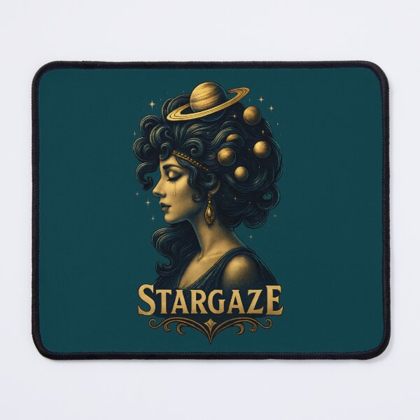 Item preview, Golden Stargaze Cosmic Goddess designed and sold by Shoot-The-Moon.