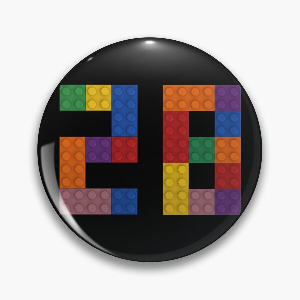 Item preview, 28 numbering made of bricks designed and sold by Brickification.