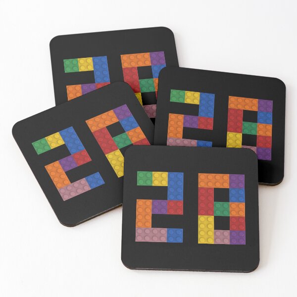 Item preview, 28 numbering made of bricks designed and sold by Brickification.