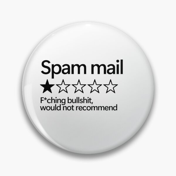 Item preview, Spam Mail Would Not Recommend designed and sold by shitpostee.