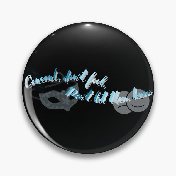 Item preview, Conceal, Don’t Feel, Don’t Let Them Know – Relatable Emotional Quote Sticker & T-Shirt designed and sold by Aesthetic St1ckers.