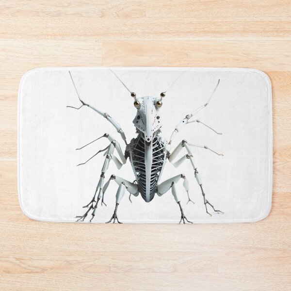 Item preview, Nano Cricket – Robotic Grasshopper Design – Futuristic Insect Art designed and sold by Vibranta Studio.