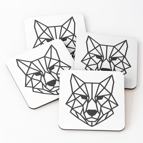 Item preview, Geometric Fox designed and sold by TheWonkyEaselCo.