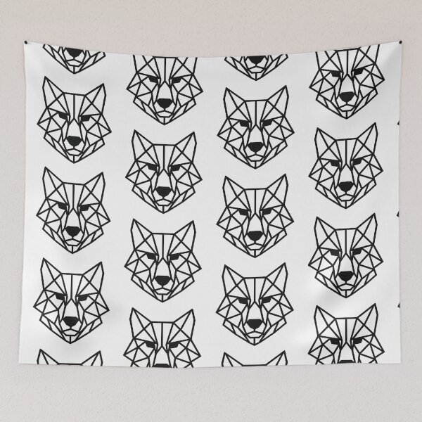 Item preview, Geometric Fox designed and sold by TheWonkyEaselCo.