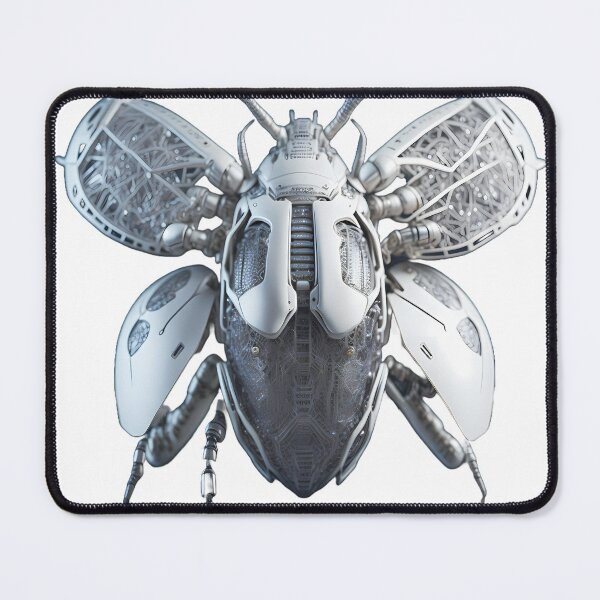 Item preview, Cyber Beetle – Robotic Beetle Art – Mech Insect Sticker or Print designed and sold by Vibranta Studio.