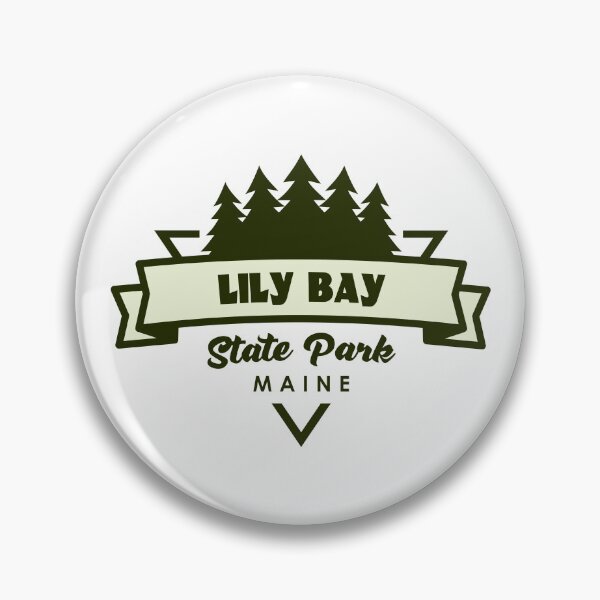 Item preview, Lily Bay State Park Maine Trees And Ribbon designed and sold by bivenart.