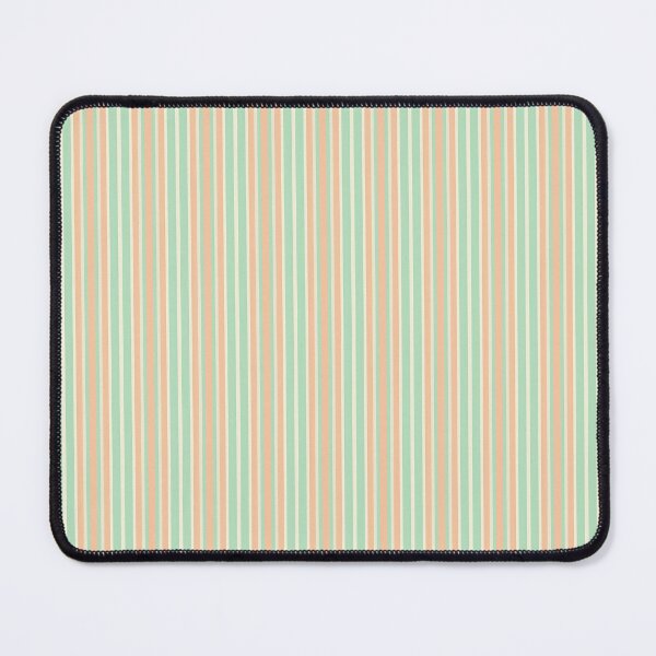 Item preview, Vintage Retro Vertical Stripe Mid Mod Cozy Boho Accent Piece  Mint Green Orange designed and sold by Prints and Lifestyle.