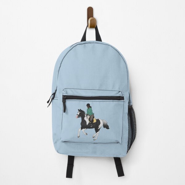Item preview, Cartoon Horse and Rider - Equestrian Illustration designed and sold by Art By Drina.