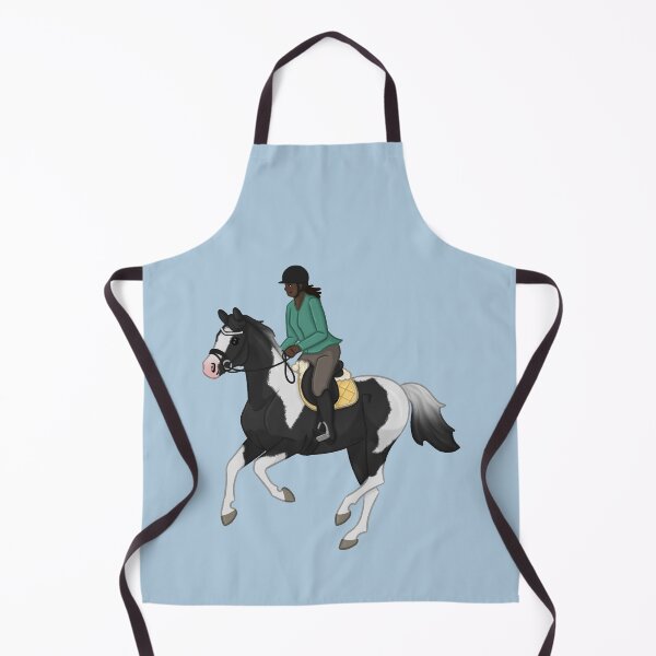 Item preview, Cartoon Horse and Rider - Equestrian Illustration designed and sold by Art By Drina.