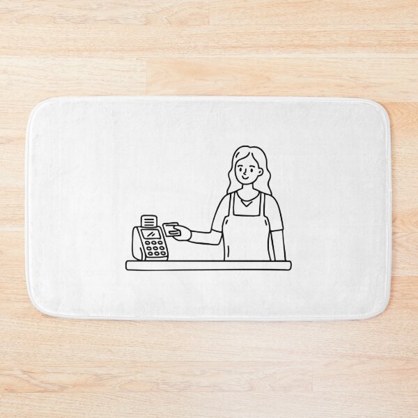 Item preview, customer inserting a card into a POS machine designed and sold by rasagamastore.