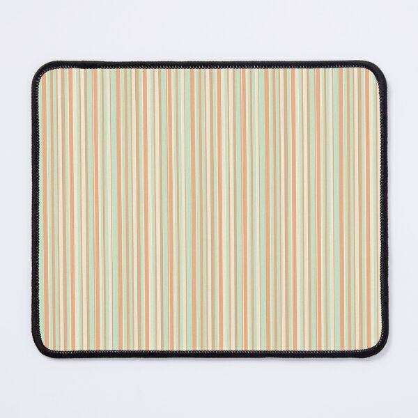 Item preview, Vintage Retro Vertical Stripe Mid Mod Cozy Boho Accent Piece  Mint Green Orange designed and sold by Prints and Lifestyle.