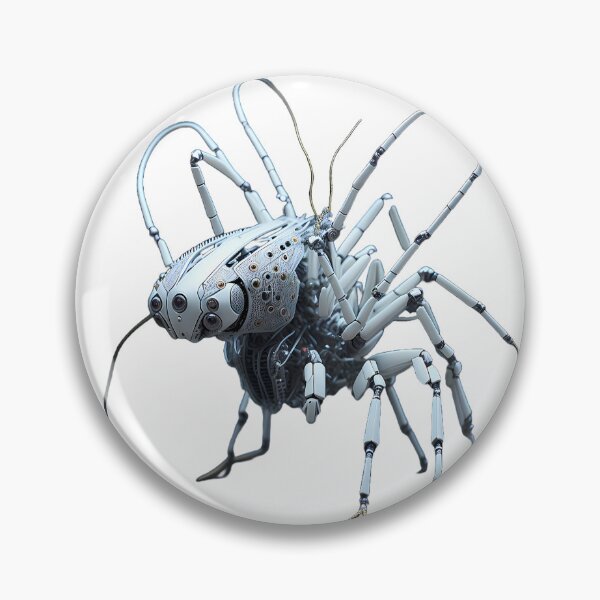 Item preview, Mecha Mosquito – Cybernetic Insect Art – Robotic Bug Design designed and sold by Vibranta Studio.
