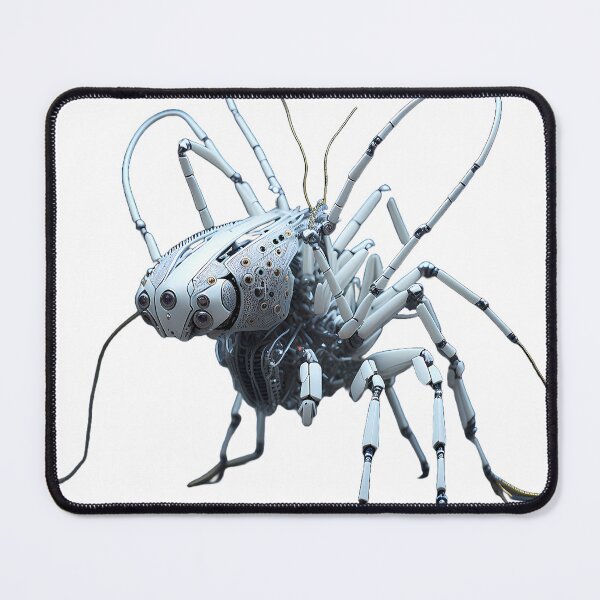 Item preview, Mecha Mosquito – Cybernetic Insect Art – Robotic Bug Design designed and sold by Vibranta Studio.