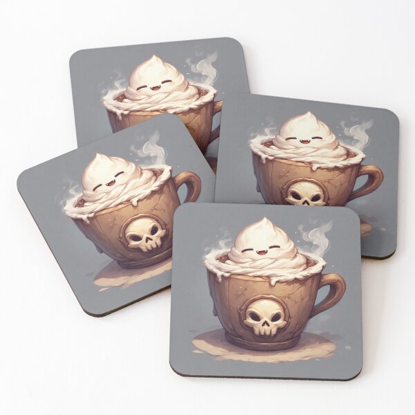 Item preview, Cute Ghost, Death Coffee - Halloween 2025 designed and sold by SuperVenus.