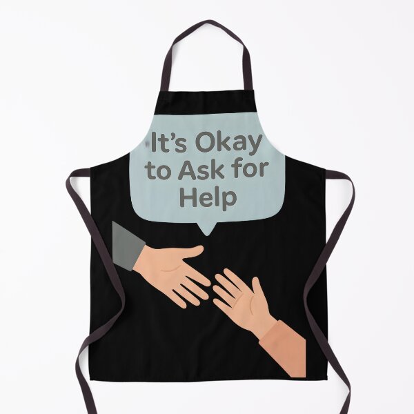 Item preview, mental health therapist It’s Okay to Ask for Help designed and sold by Uglyandcute.